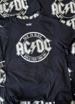 Футболка чоловіча ac/dc back in black оригінал2 фото
