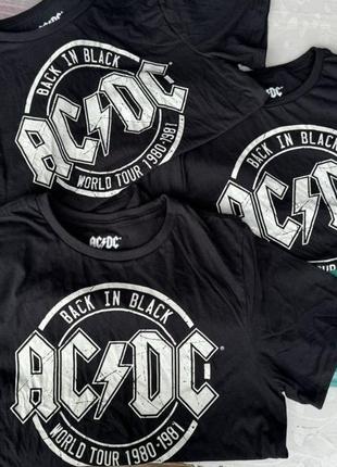 Футболка чоловіча ac/dc back in black оригінал6 фото
