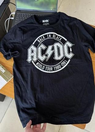 Футболка чоловіча ac/dc Fruit Of The Loom оригінал