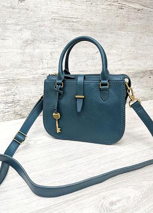 Fossil шкіряна сумка крос боді на плече furla liebeskind coccinelle michael kors guess picard bree2 фото