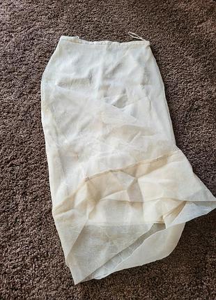 Шикарная юбка из органзы