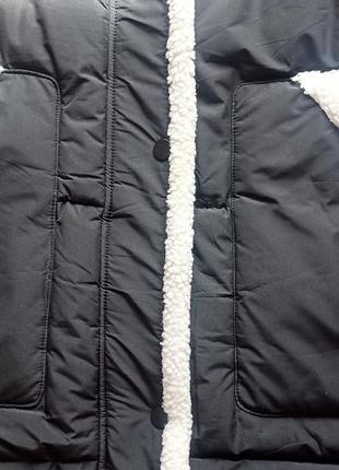 Зимова курточка жіноча чорна хі4 фото