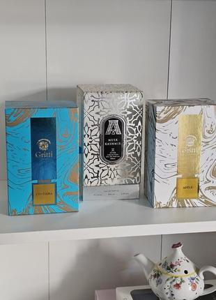 Коробки от парфюма costiera adele gritti attar musk kashmir