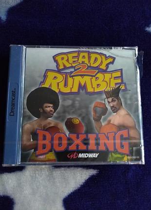 Ready 2 rumble boxing ((новый в пленке) бокс имеет повреждения) для sega dreamcast