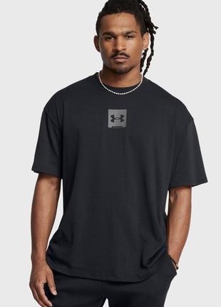 Under armour мужская черная футболка ua m hw os sm box ss