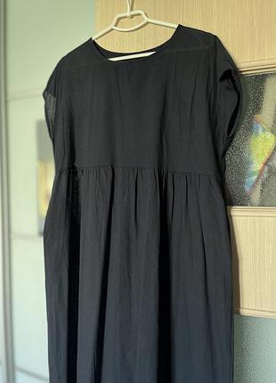 Сукня максі льон5 фото