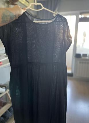 Сукня максі льон9 фото