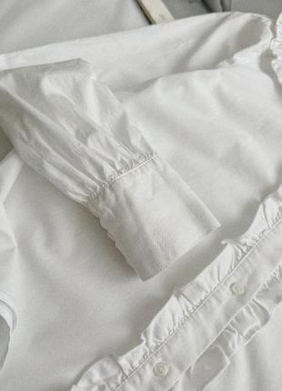 Белая рубашка • блузка zara4 фото