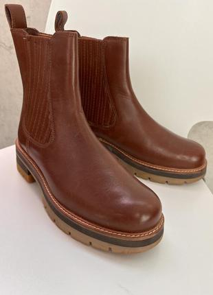 Кожаные ботинки clarks