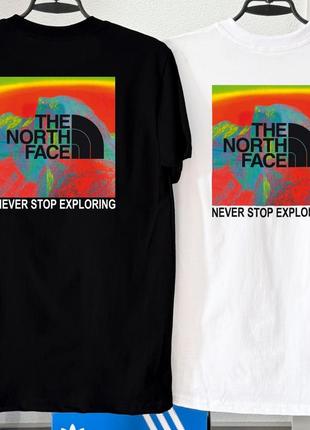 Футболка the north face multicolor