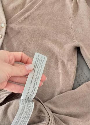 Кофтинка светр zara кашемір колір мокко3 фото