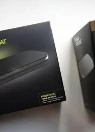 Бездротовий зарядний пристрій для двох пристроїв duracell powermat black