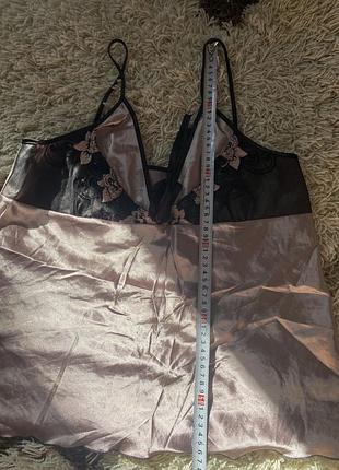 Топ від піжами  сатиновий топ3 фото