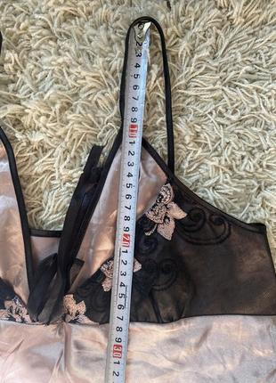 Топ від піжами  сатиновий топ4 фото