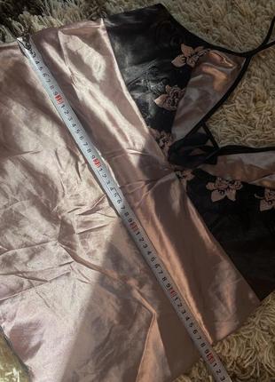 Топ від піжами  сатиновий топ6 фото