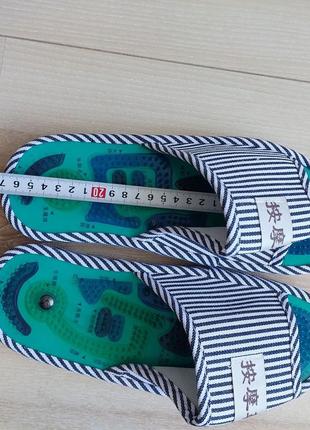 Тапочки с магнитами и шипами "шиацу" универсальный размер