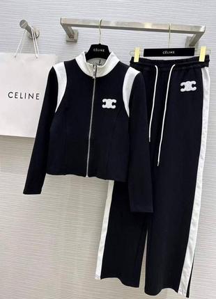 Черный костюм celine