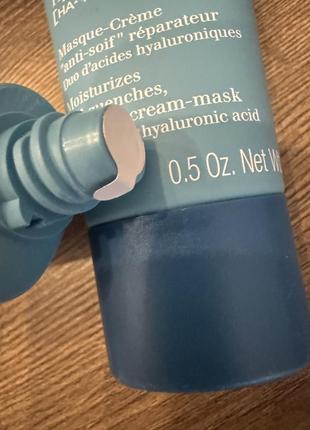 Восстанавливающая крем-маска для лица clarins hydra-essentiel ha2+2 фото