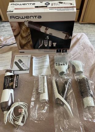 Rowenta premium care hot air brush set фен щітка фен браш набір для вкладання dyson