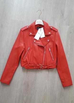 Куртка bershka в biker style9 фото