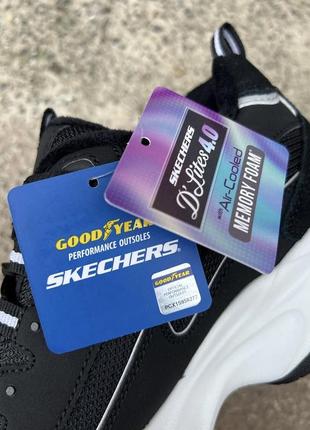 Утеплені стильні технологічні кросівки skechers d’lites 4.09 фото