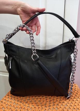Сумка жіноча велика шкіра натуральна polina & eiterou