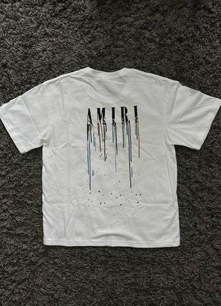 Футболка amiri белая💫