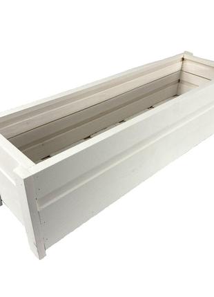 Ящик садовый декоративный для цветов или для хранения вещей из натурального дерева...