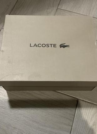 Кожаные ботинки lacoste explorateur (оригинал, новые)7 фото