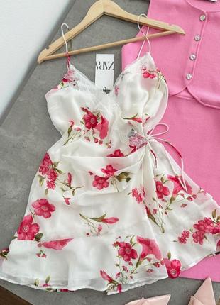 Платье zara нежное и воздушное