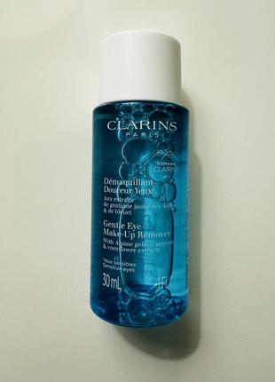 Clarins gentle eye make-up remover lotion лосьон для снятия макияжа с глаз, 30 мл1 фото