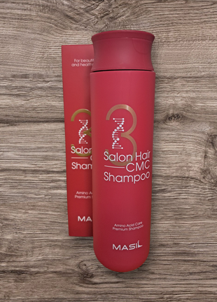 Зміцнюючий шампунь для волосся з амінокислотами masil salon hair shampoo cmc shampoo - 300 мл