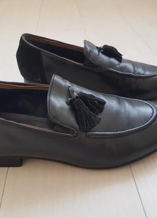 Мужские туфли, лоферы benetton. размер 42 .2 фото