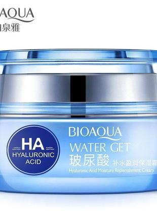 Крем для лица с гиалуроновой кислотой bioaqua water get hyaluronic acid