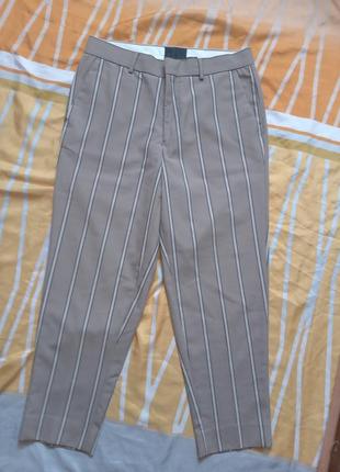 Модні брюки укорочені брюки 38-12 і смужку asos