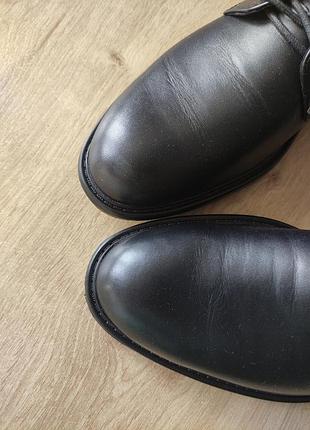 Стильные мужские кожаные туфли geox, италия, р.41.