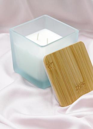 Свічка ароматизована 26 год herbal garden (трав'яний сад) з двома гнотами в стакані...