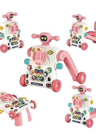 Многофункциональная каталка 6 в 1 (толокар, самокат, столик, ходунки) activity walker