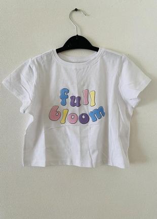 Топ для дівчинки укорочена футболка
