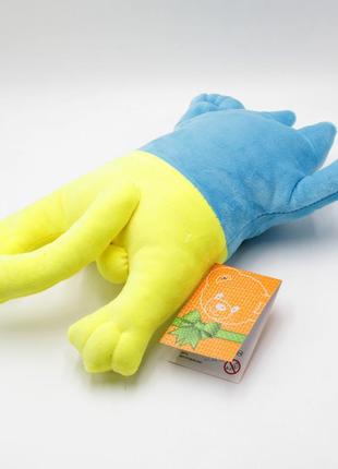 Котик i love ukraine 1/5 мягкая игрушка на присосках в машину патриотическая игрушка топ