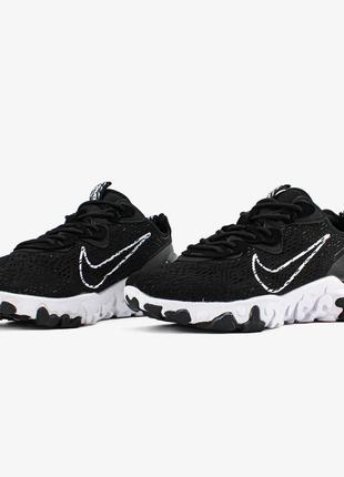 💎 nike react vision"black/white"3 фото