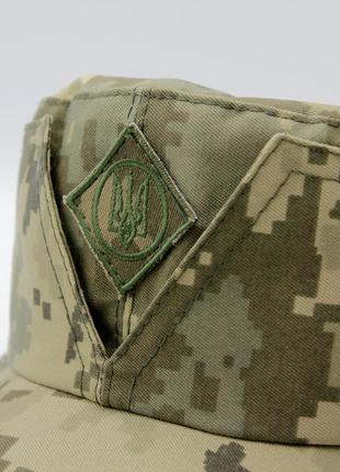 Кепка мазепинка пиксель зсу (всу), камуфляжная армейская кепка с козырьком 55р.,...