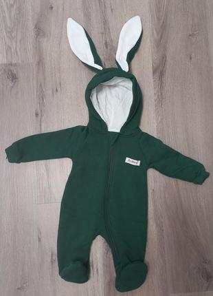 Демисезонный комбинезон в виде зайчика