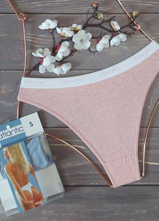 Трусики стринги женские хлопковые 2 шт. s (44) atlantic польша