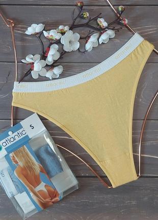 Трусики стринги женские хлопковые 2 шт. s (44) atlantic польша