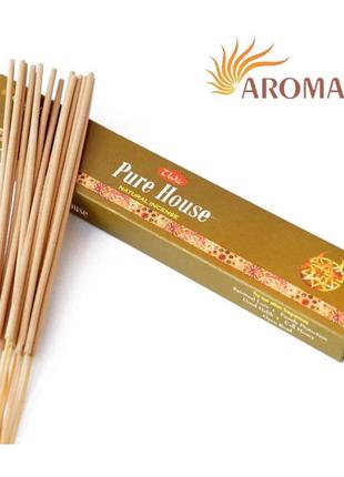 Aromatika vedic pure house 15 грамм чистый дом, ароматические палочки, масальные благовония