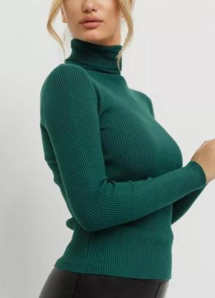 Гольф (водолазка) в рубчик zara