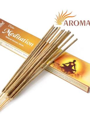 Aromatika vedic meditation 15 грамм медитация, ароматические палочки, масальные благовония