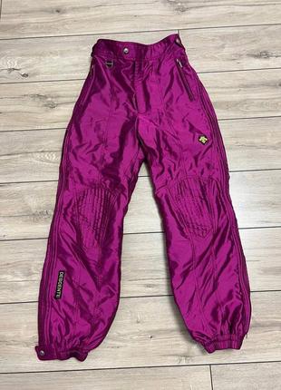 Чоловічий вінтажний лижний гірськолижний костюм куртка штани descente m-l