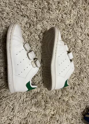 Оригинальные детские кроссовки adidas originals stan smith, размер 27, стелька 17 см2 фото